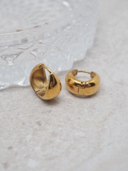 Hovedbilde 7DAYS klassiske hoops gull