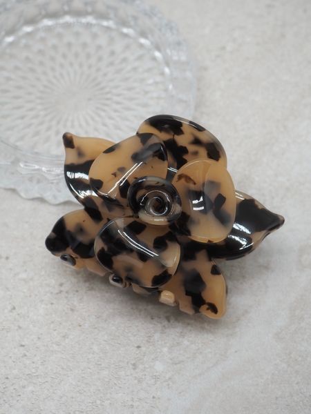 Hovedbilde Stor hårklype med rose 