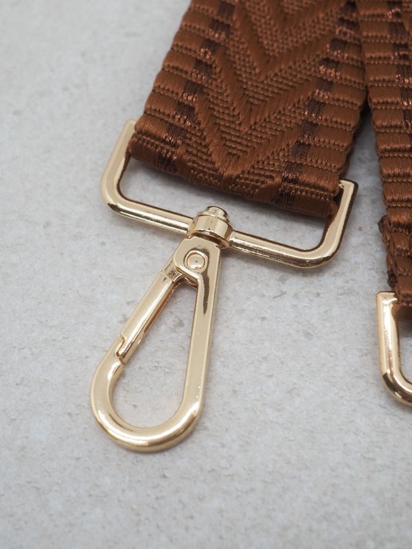 Veskestropp smal cognac
