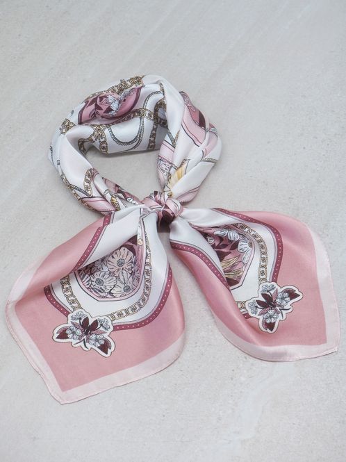 Hovedbilde Skjerf 100% silke rosa fargetoner