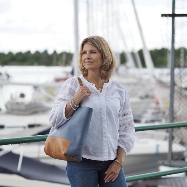 Hovedbilde Stort skinnett skumringsblå