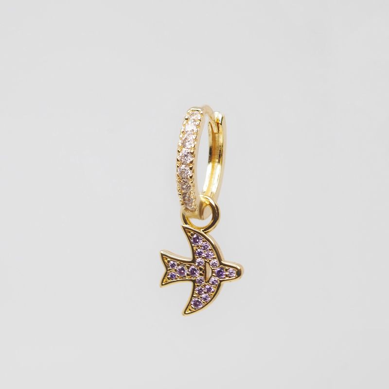Charm fugl lilla