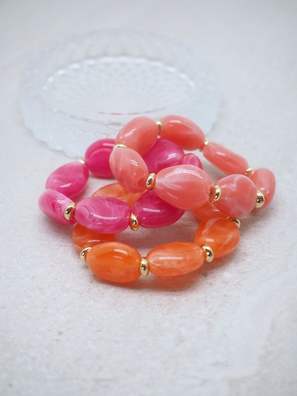 Plexiglass armbånd fuksia