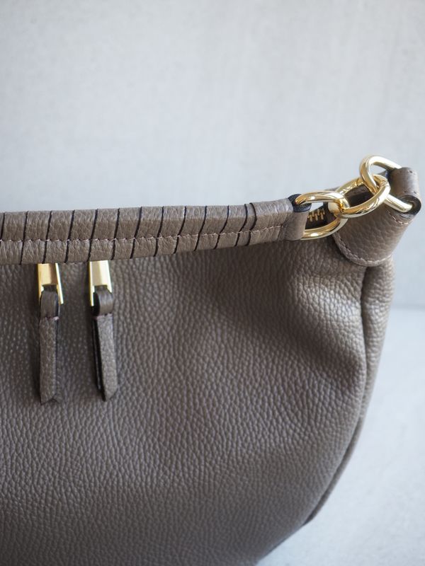 Betty skinnveske Taupe