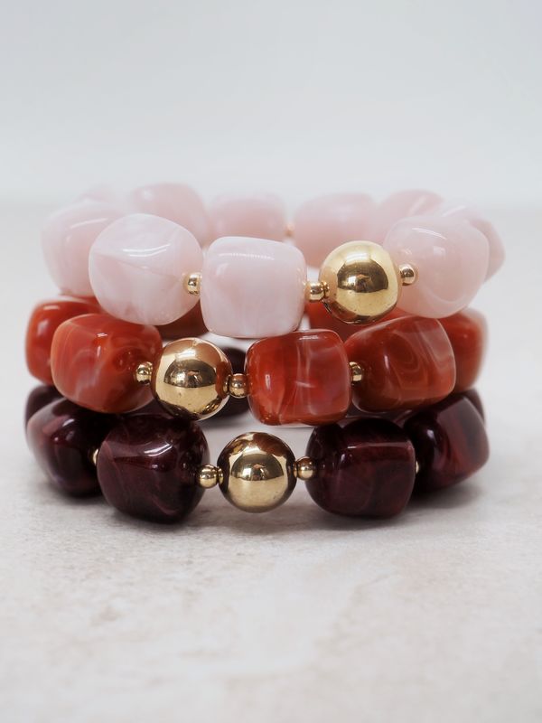 Armbånd lyserosa