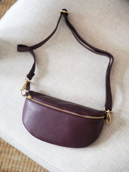 Hovedbilde Skinn Bumbag bordeaux