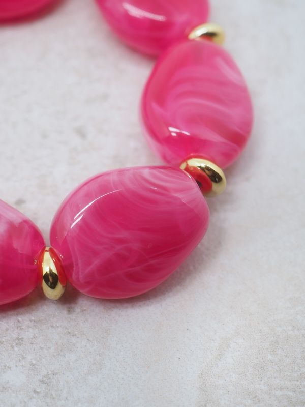 Plexiglass armbånd fuksia