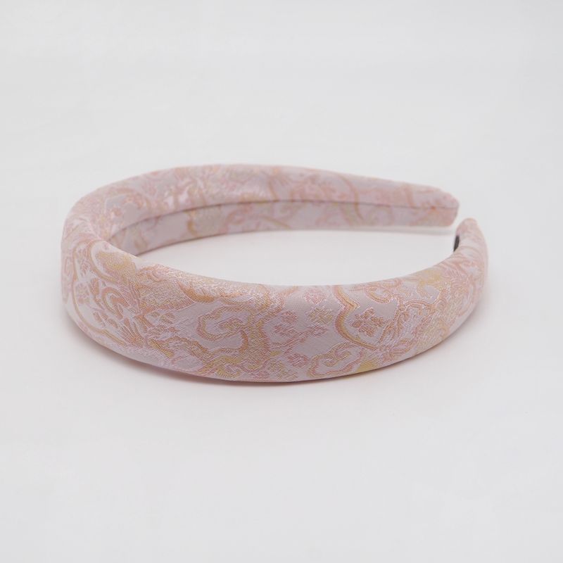 Hårbøyle paisley rosa
