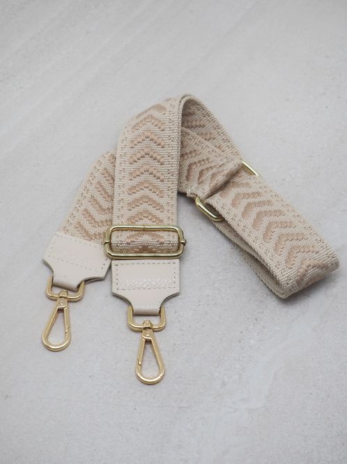 Hovedbilde Veskestropp gresk mønster off-white med ...
