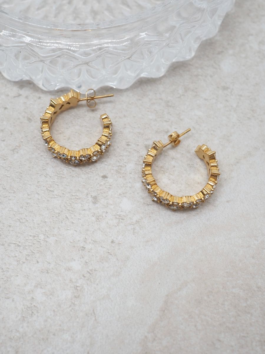 Øredobber med zirkoner